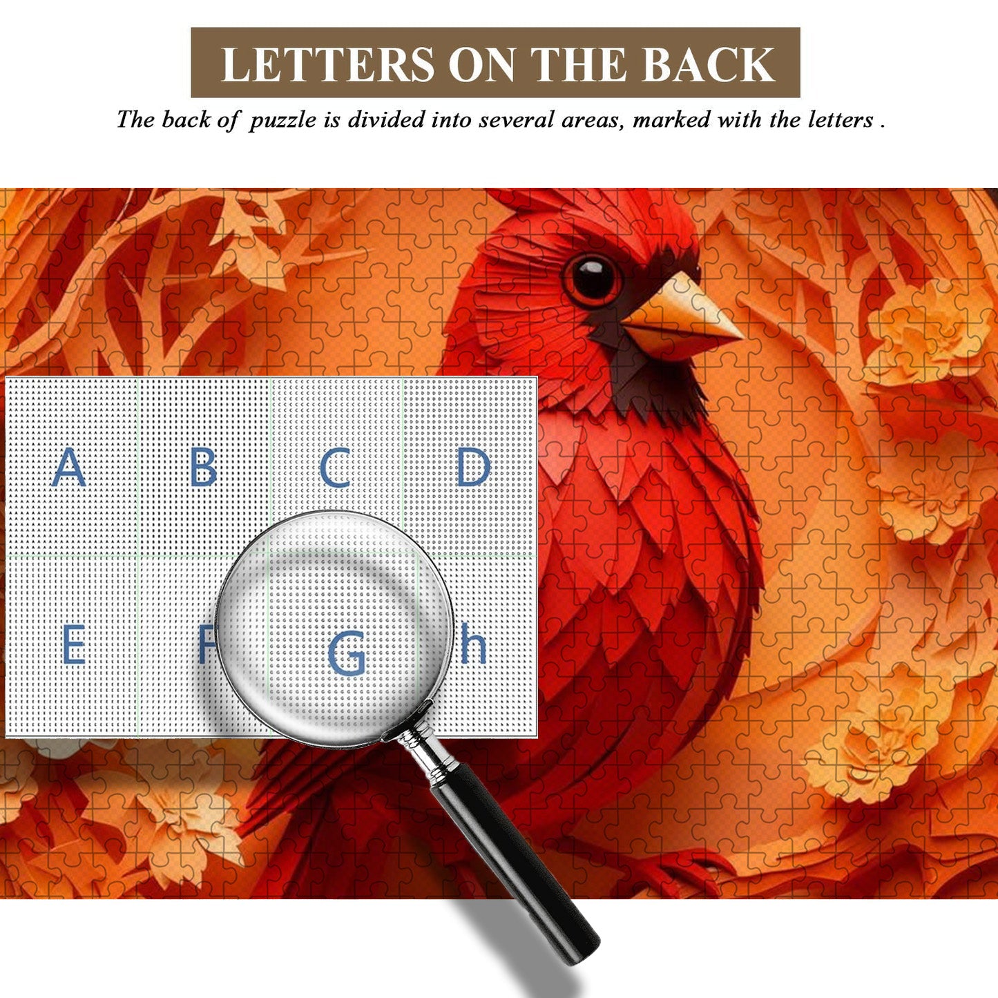 Cardinal Wooden Jigsaw Puzzle