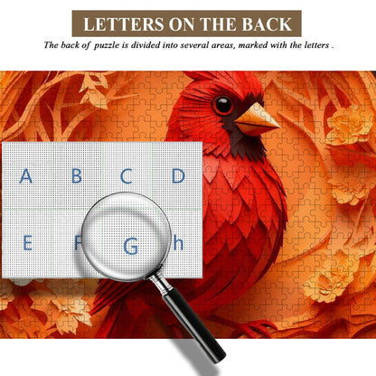 Cardinal Wooden Jigsaw Puzzle