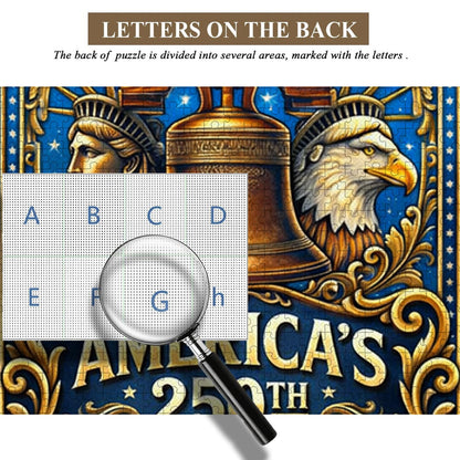 U.S. 250th Anniversary | 1000-Piece Wooden Jigsaw Puzzle