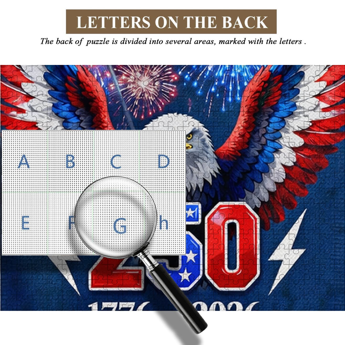 U.S. 250th Anniversary | 1000-Piece Wooden Jigsaw Puzzle