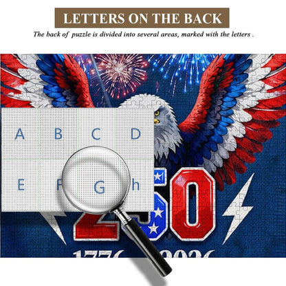 U.S. 250th Anniversary | 1000-Piece Wooden Jigsaw Puzzle