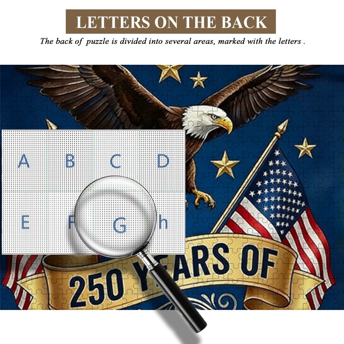 U.S. 250th Anniversary | 1000-Piece Wooden Jigsaw Puzzle