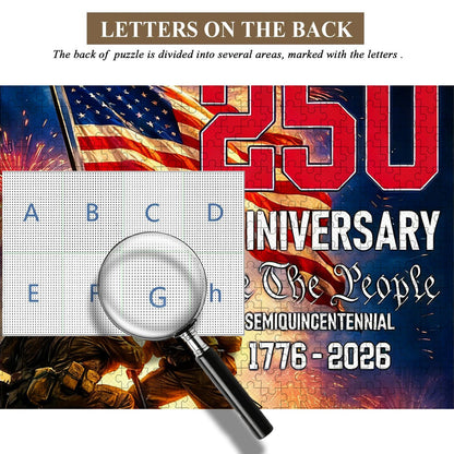 U.S. 250th Anniversary | 1000-Piece Wooden Jigsaw Puzzle