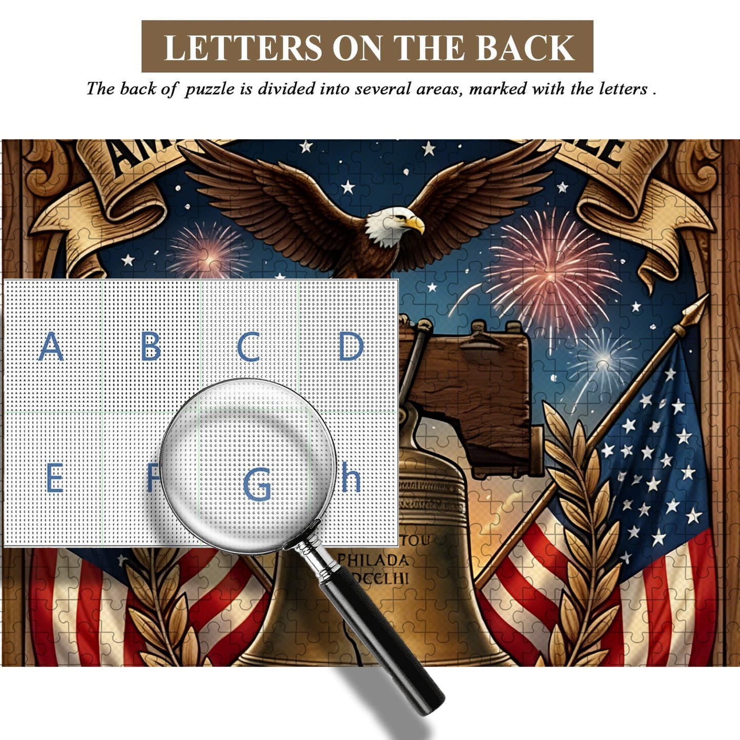 U.S. 250th Anniversary | 1000-Piece Wooden Jigsaw Puzzle