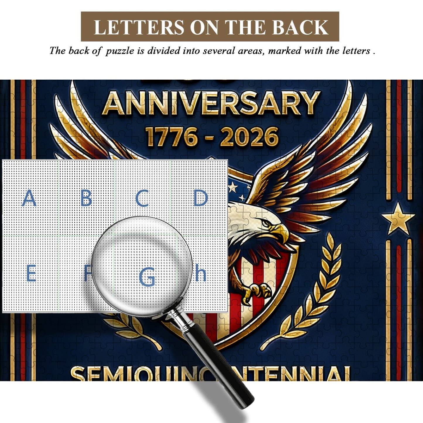 U.S. 250th Anniversary | 1000-Piece Wooden Jigsaw Puzzle