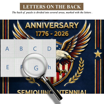 U.S. 250th Anniversary | 1000-Piece Wooden Jigsaw Puzzle