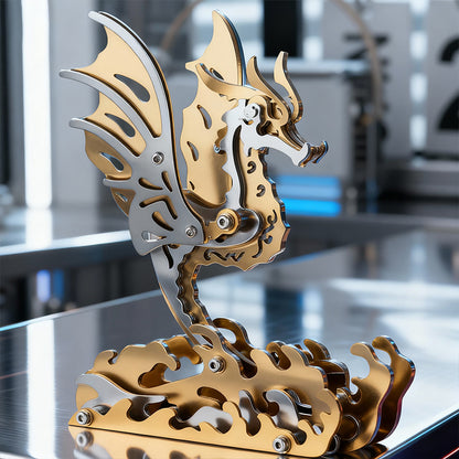 3D Steel Mechanical Seahorse Puzzles for Adults