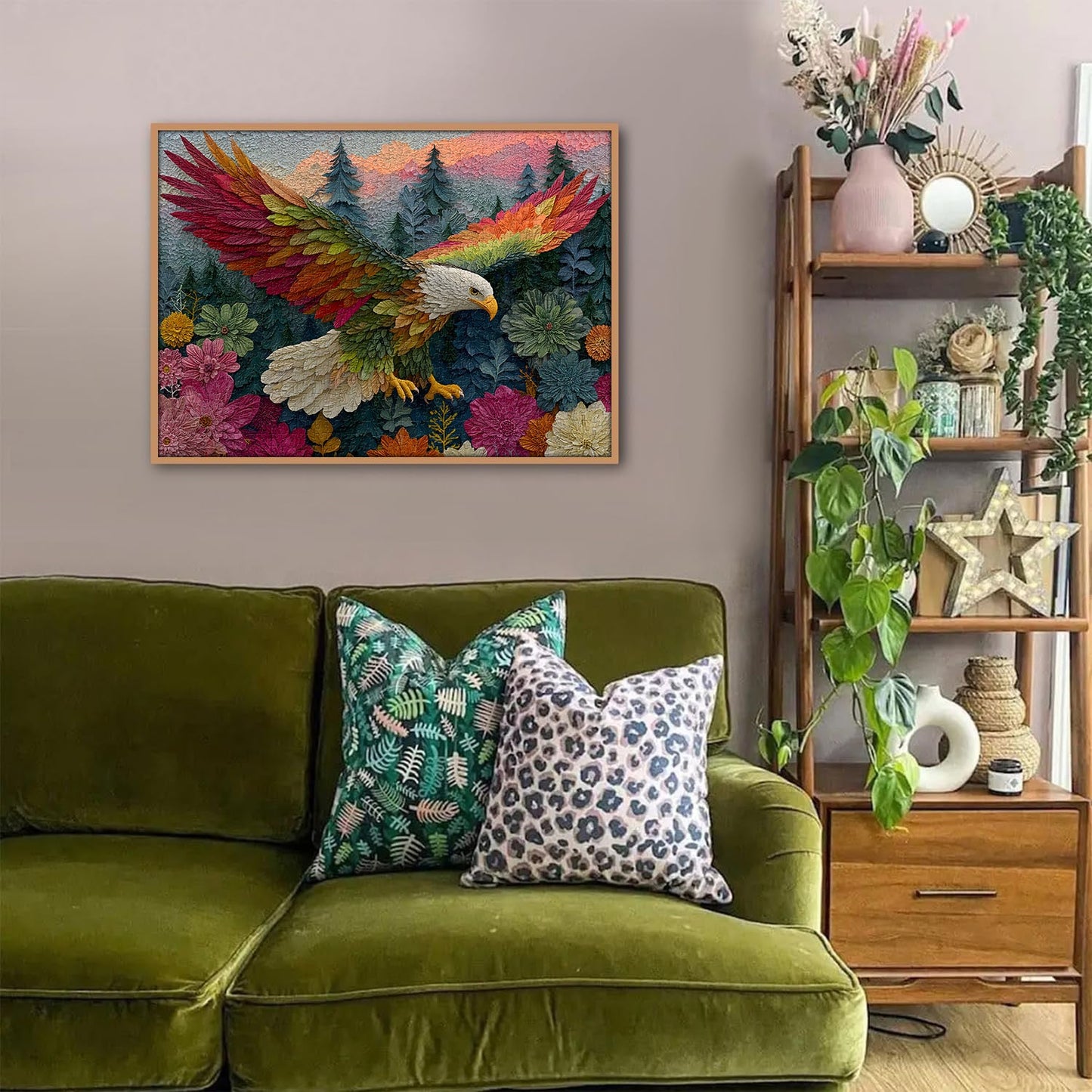 Leaf Eagle Wooden Jigsaw Puzzle 1000 Pieces
