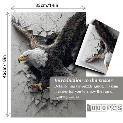 Breaking Free Eagle Wooden Jigsaw Puzzle 1000 Pieces