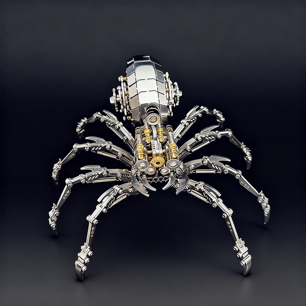 Spider 3D Steel Puzzles for Adults with Light