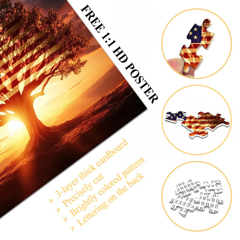Sunset Glory Wooden Jigsaw Puzzles 1000 Pieces