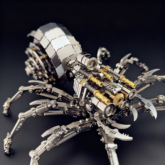 Spider 3D Steel Puzzles for Adults with Light