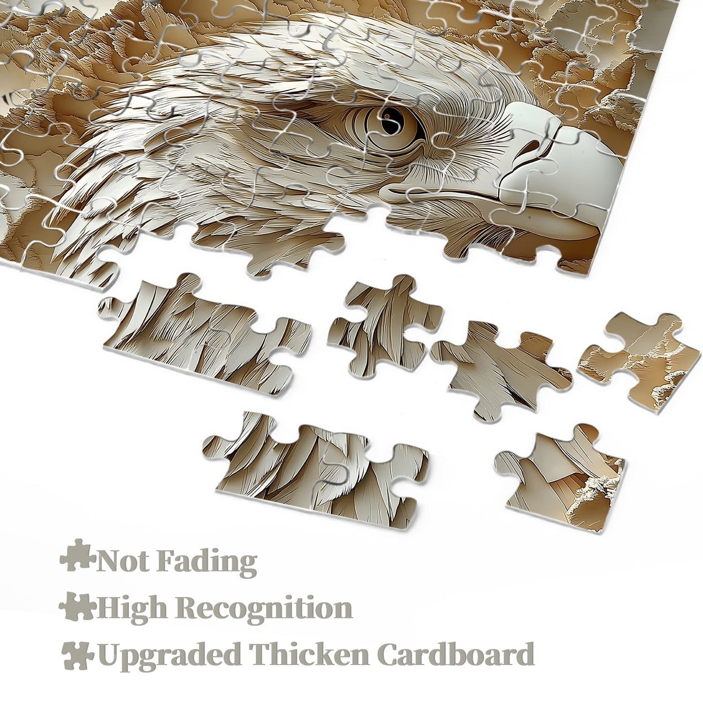 Paper Eagle Wooden Jigsaw Puzzle 1000 Pieces