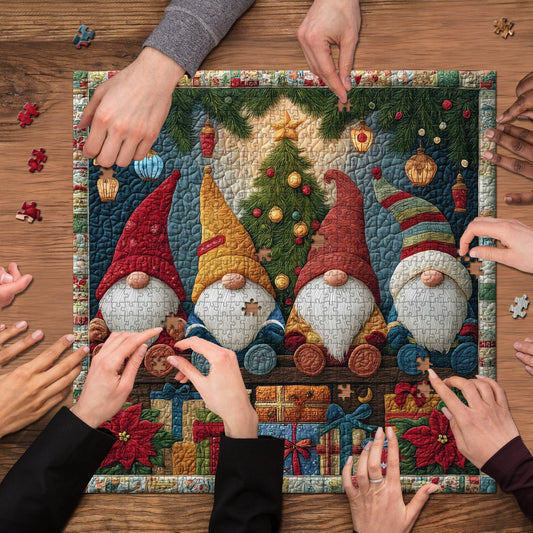 Guardians of Christmas Joy Wooden Jigsaw Puzzle 1000 Pieces