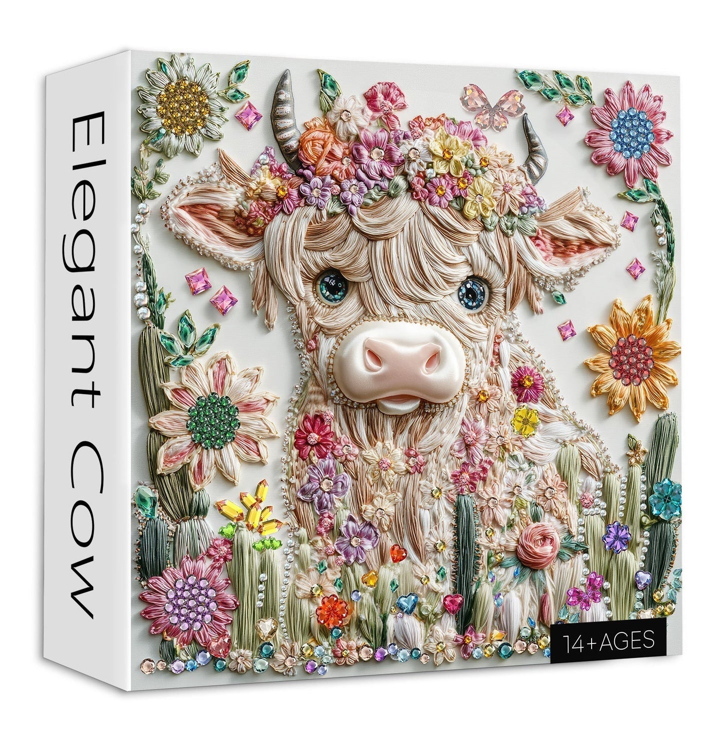 Elegant Cow Wooden Jigsaw Puzzle 1000 Pieces