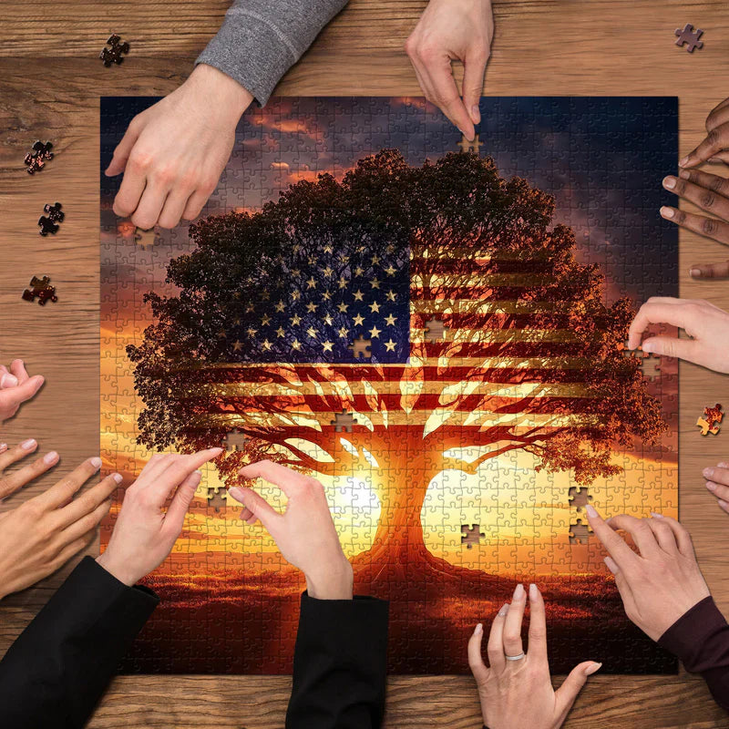 Sunset Glory Wooden Jigsaw Puzzles 1000 Pieces