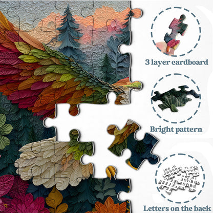Leaf Eagle Wooden Jigsaw Puzzle 1000 Pieces