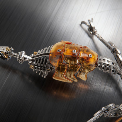 3D Steel Puzzle Wasp Model Kit with LED Lights