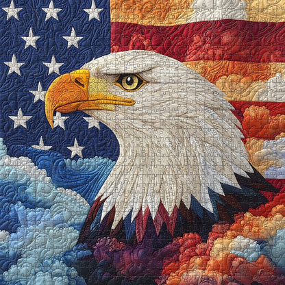 The Quilted Eagle Wooden Jigsaw Puzzle 1000 Pieces