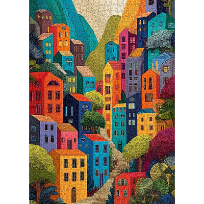 Mountain Palette Wooden Jigsaw Puzzle 1000 Pieces