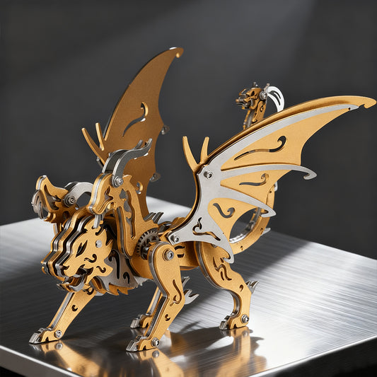 3D Steel Mechanical Chimera Puzzles