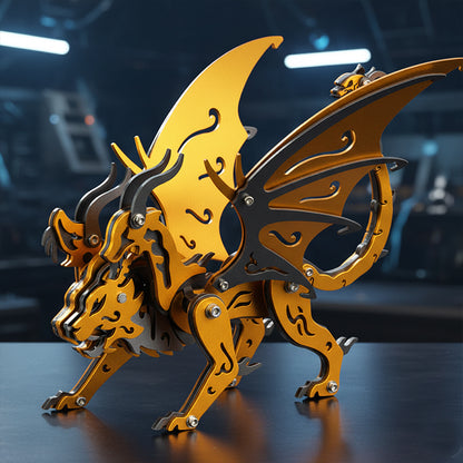 3D Steel Mechanical Chimera Puzzles