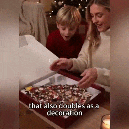 🎄Intricate Christmas Wooden Puzzle Ornaments – Festive Tabletop Decor
