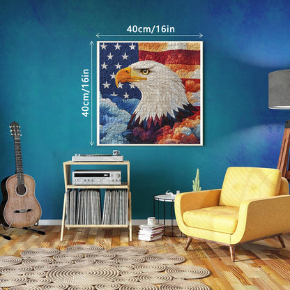 The Quilted Eagle Wooden Jigsaw Puzzle 1000 Pieces