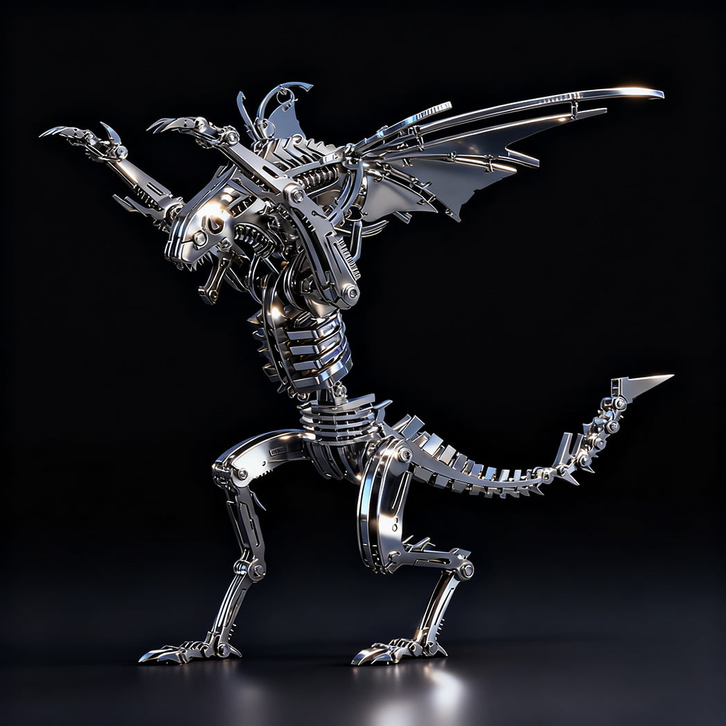 3D Steel Mechanical Xenomorph Puzzles