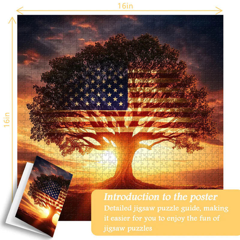 Sunset Glory Wooden Jigsaw Puzzles 1000 Pieces