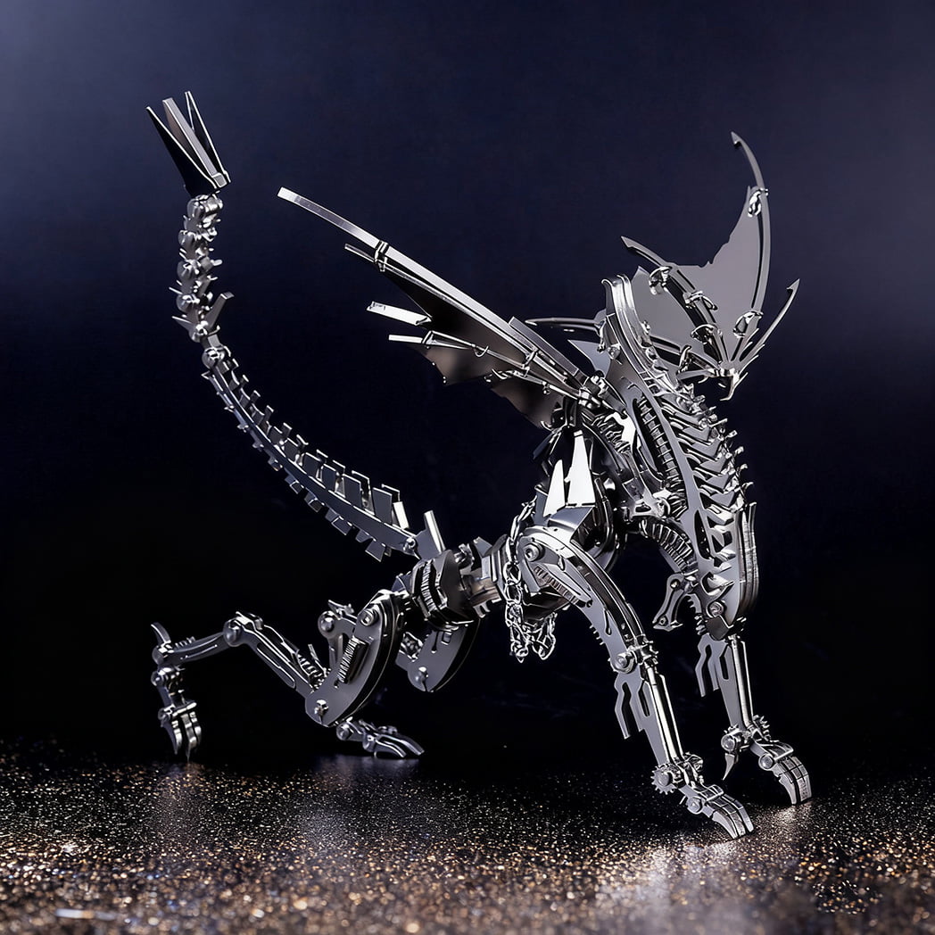 3D Steel Mechanical Xenomorph Puzzles