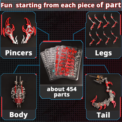3D Metal Scorpion Puzzles for Adults