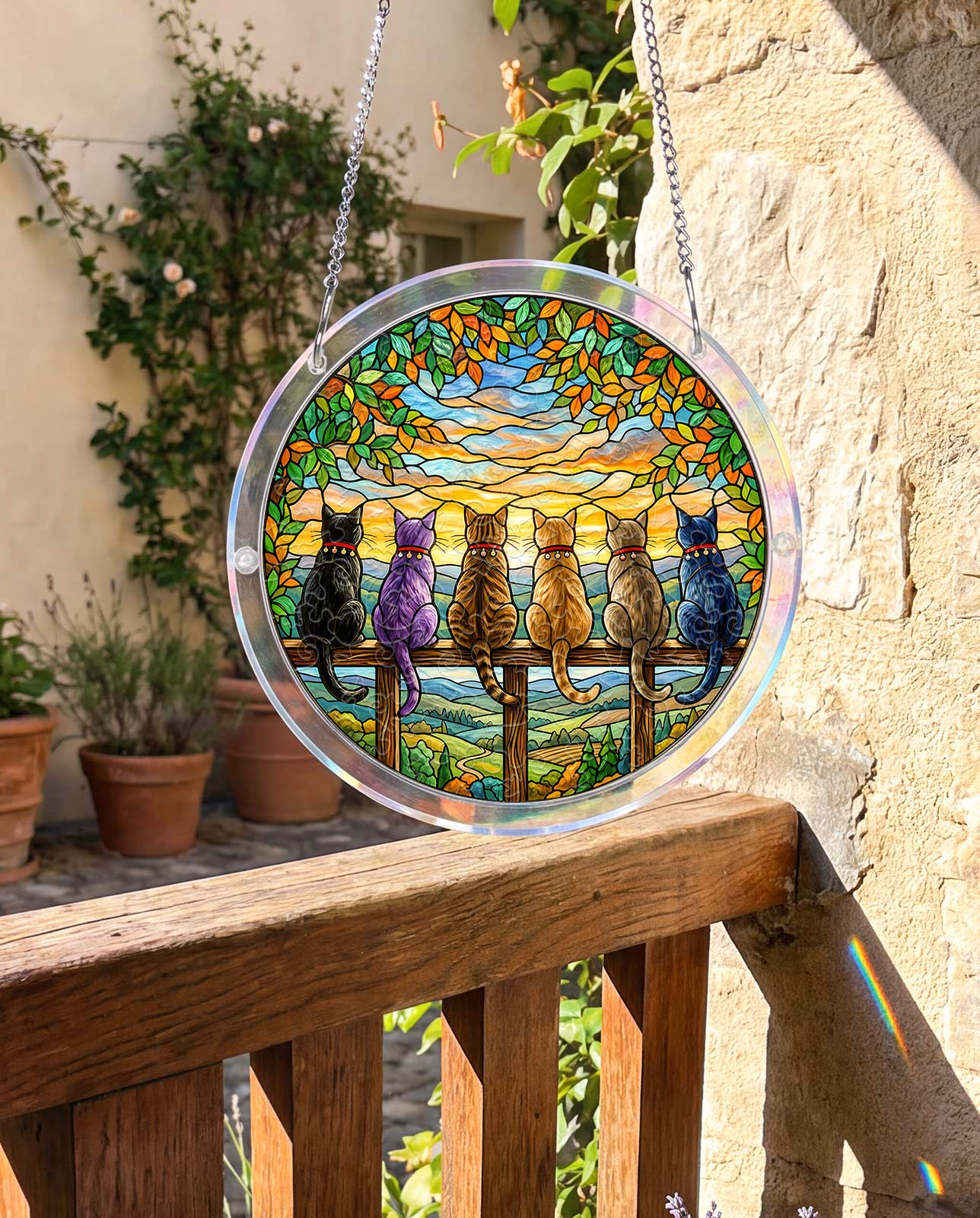 Horizon Watchers Puzzle Suncatcher