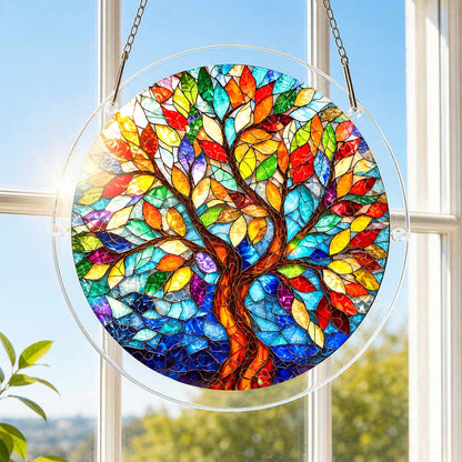 Tree of Life Acrylic Jigsaw Puzzle Suncatcher