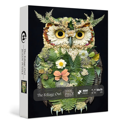🦉The Foliage Owl Wooden Jigsaw Puzzle 1000 Pieces