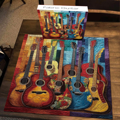 Fabric Guitar Wooden Jigsaw Puzzles 1000 Pieces