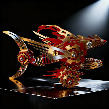🦈3D Steel Mechanical Shark Puzzles