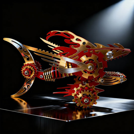 🦈3D Steel Mechanical Shark Puzzles