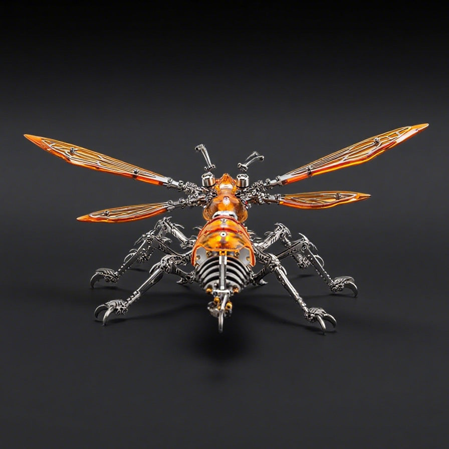 3D Steel Puzzle Wasp Model Kit with LED Lights