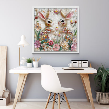 Diamond Bunny Wooden Jigsaw Puzzle 1000 Pieces
