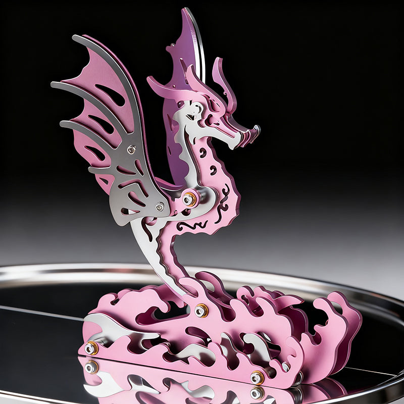 3D Steel Mechanical Seahorse Puzzles for Adults
