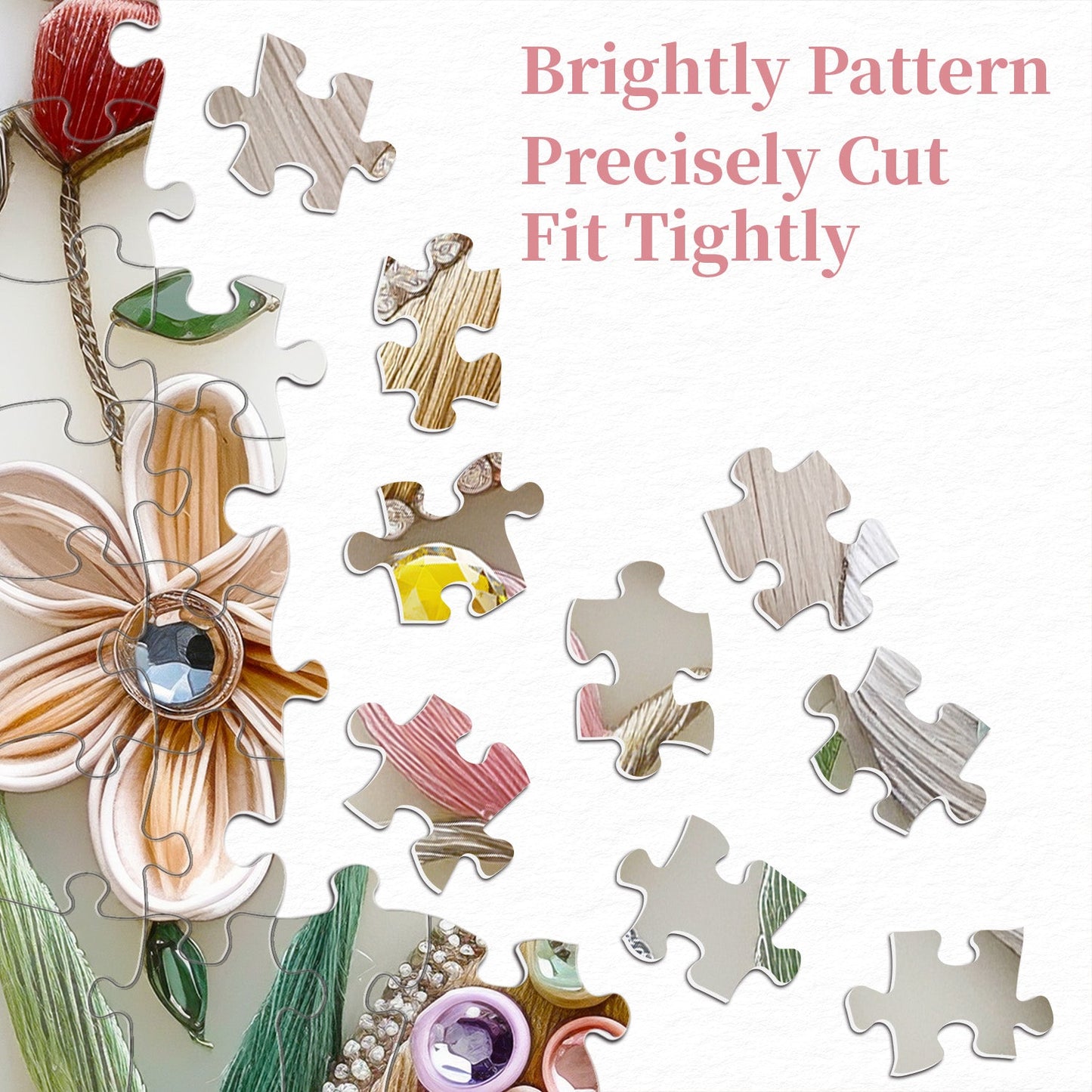 Diamond Bunny Wooden Jigsaw Puzzle 1000 Pieces