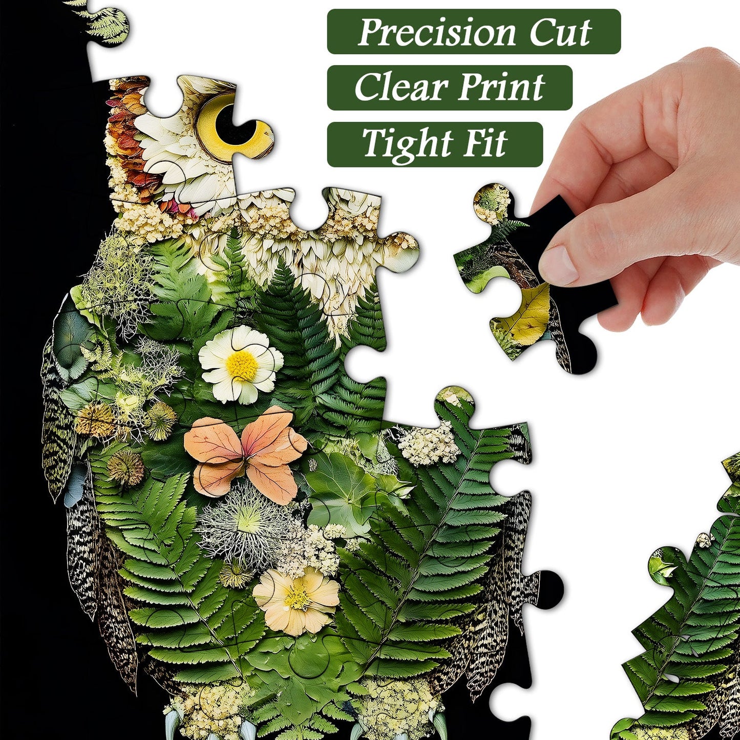 🦉The Foliage Owl Wooden Jigsaw Puzzle 1000 Pieces