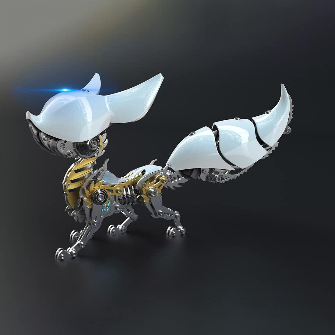 3D Steel Adjustable Mechanical Fox Metal Puzzle Model Kit