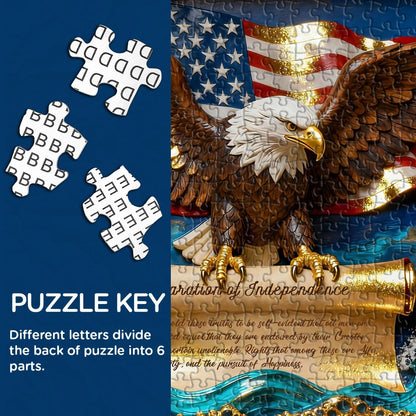 Eagle of Liberty Wooden Jigsaw Puzzle 1000 Pieces