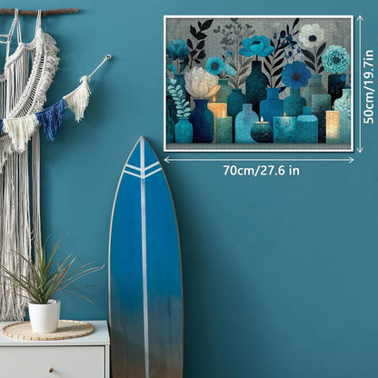 Indigo Whisper Wooden Jigsaw Puzzle 1000 Pieces