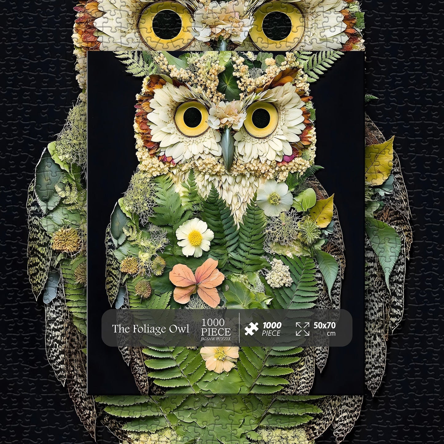 🦉The Foliage Owl Wooden Jigsaw Puzzle 1000 Pieces