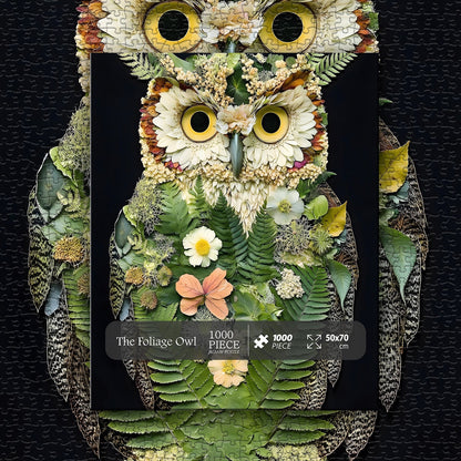 🦉The Foliage Owl Wooden Jigsaw Puzzle 1000 Pieces