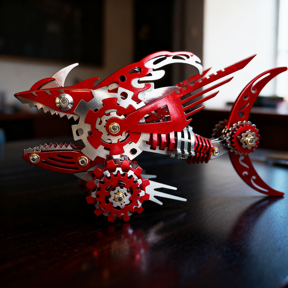 🦈3D Steel Mechanical Shark Puzzles