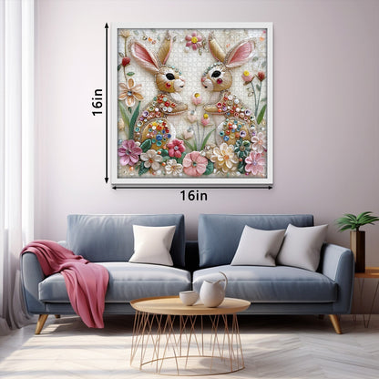 Diamond Bunny Wooden Jigsaw Puzzle 1000 Pieces